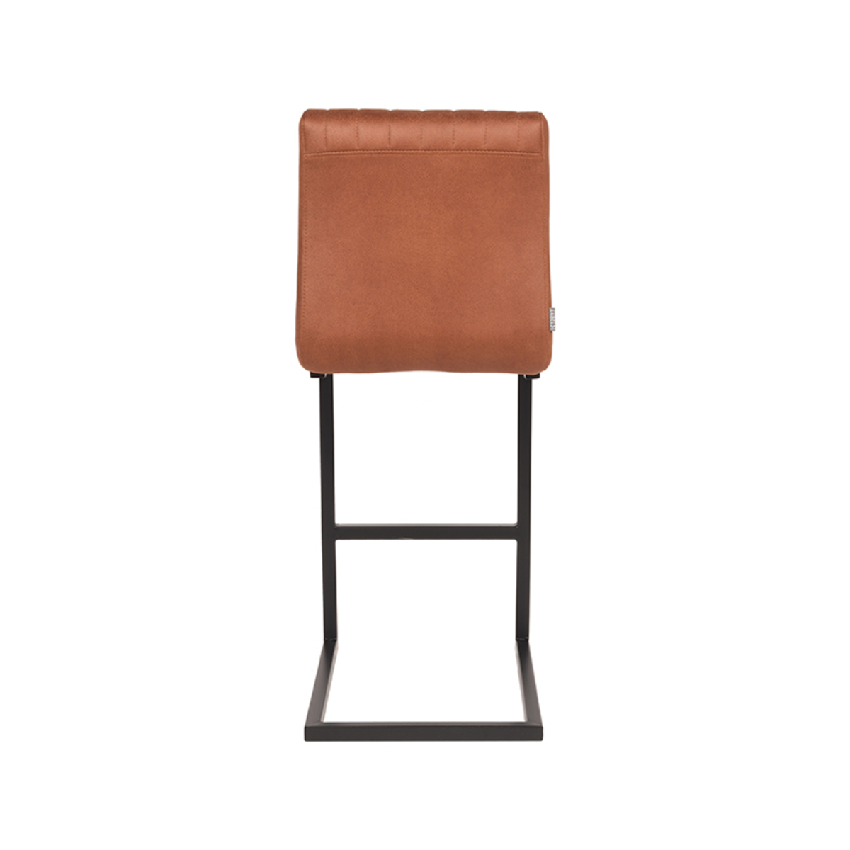 LABEL51 Barhocker Milo - Cognac - Mikrofaser - Sitzhöhe 65 – Bild 5