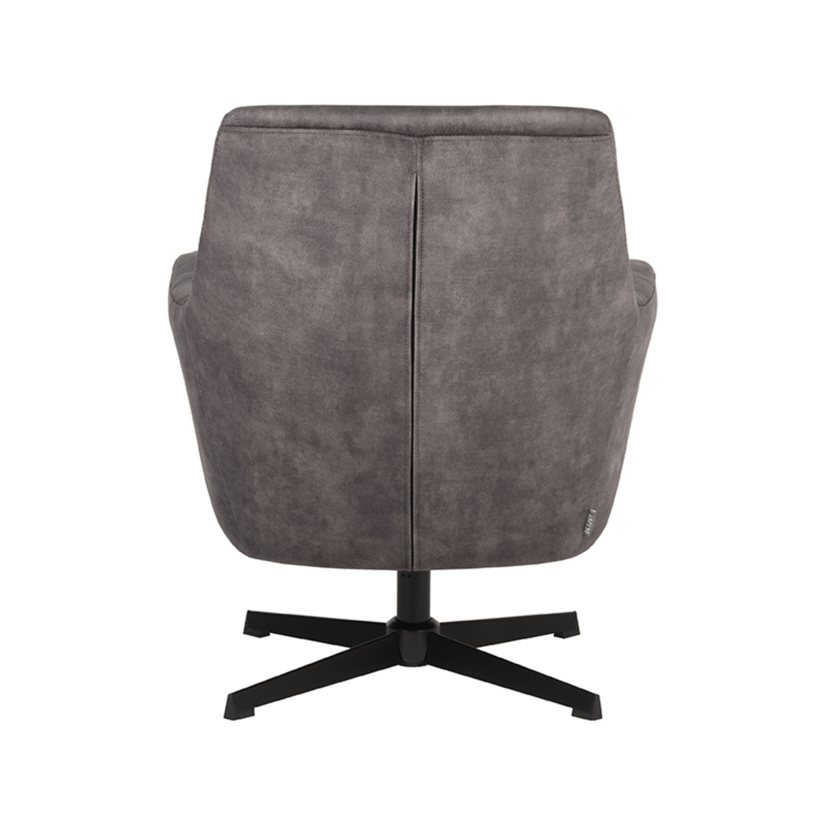 LABEL51 Sessel Toby - Anthrazit - Samt – Bild 5