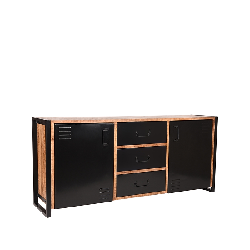 LABEL51 Sideboard Brussels - Rough - Mango-Holz - 190 cm