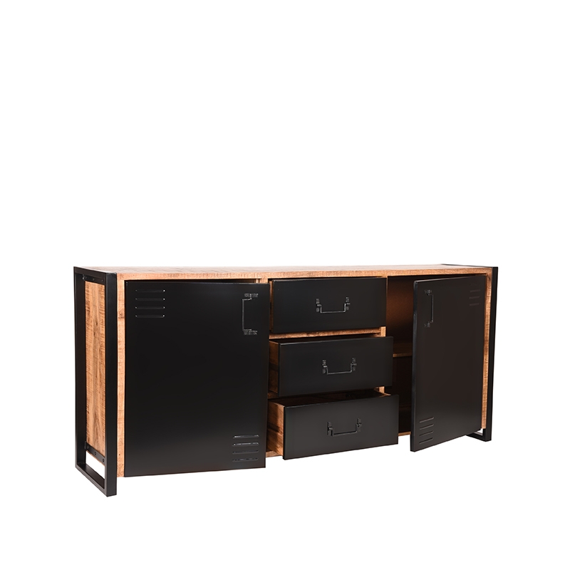 LABEL51 Sideboard Brussels - Rough - Mango-Holz - 190 cm – Bild 2