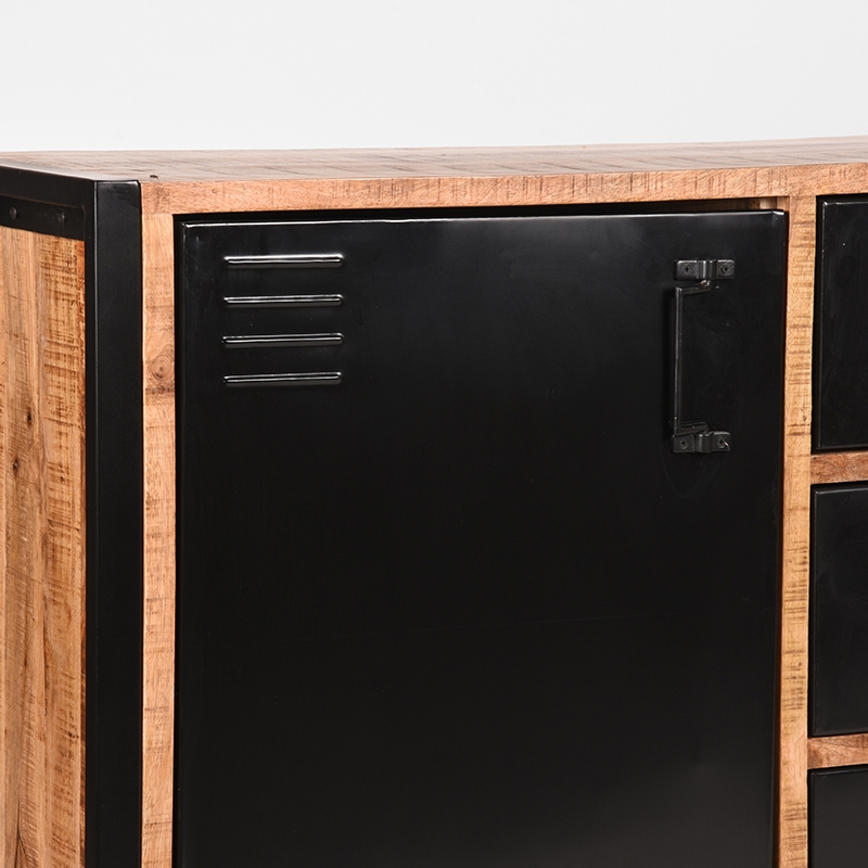 LABEL51 Sideboard Brussels - Rough - Mango-Holz - 190 cm – Bild 6