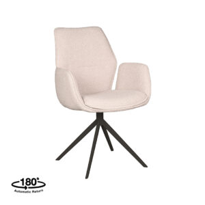 LABEL51 Esszimmerstuhl Mellow - Natur - Bouclé