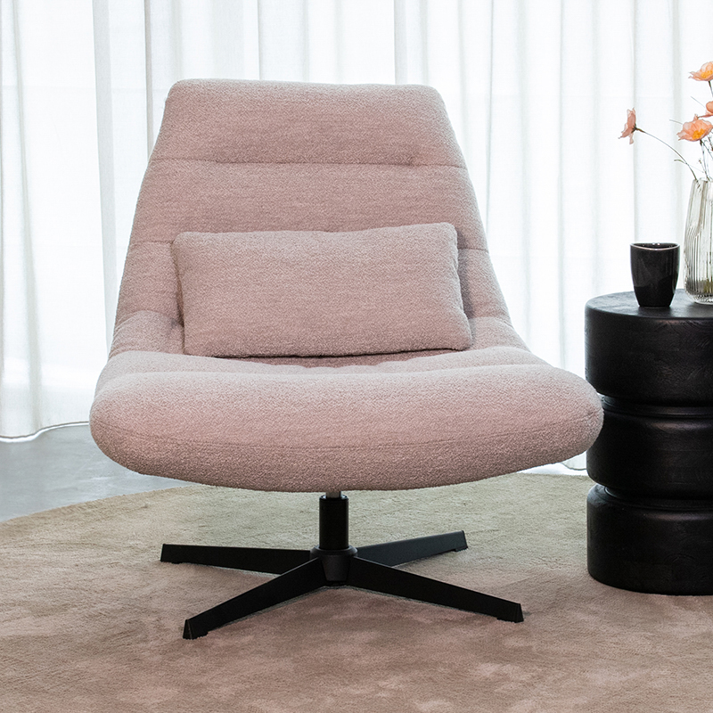 LABEL51 Sessel Nox - Natur - Bouclé