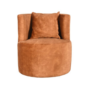 LABEL51 Sessel Evy - Ocker - Samt
