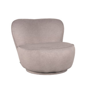 LABEL51 Sessel Bunny - Taupe - Mikrofaser