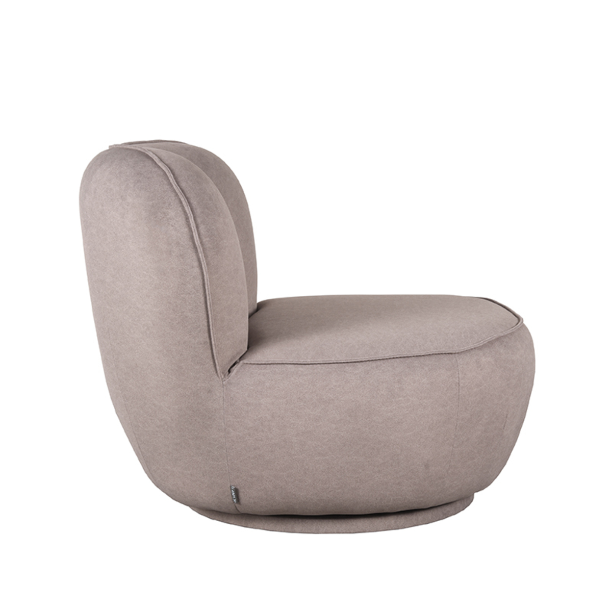 LABEL51 Sessel Bunny - Taupe - Mikrofaser – Bild 3