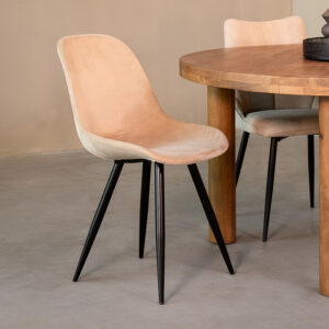 LABEL51 Esszimmerstuhl Capri - Sand - Samt