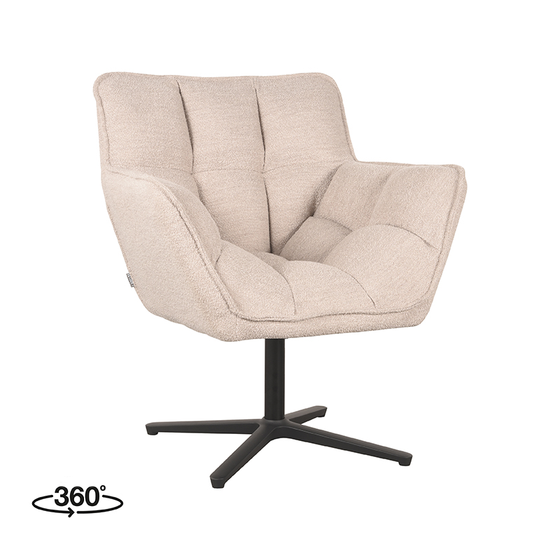 LABEL51 Sessel Ian - Natur - Bouclé