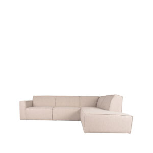 LABEL51 Sofa Kay - Natur - Bouclé - 2-Sitzer + Eckteil + 2-Sitzer