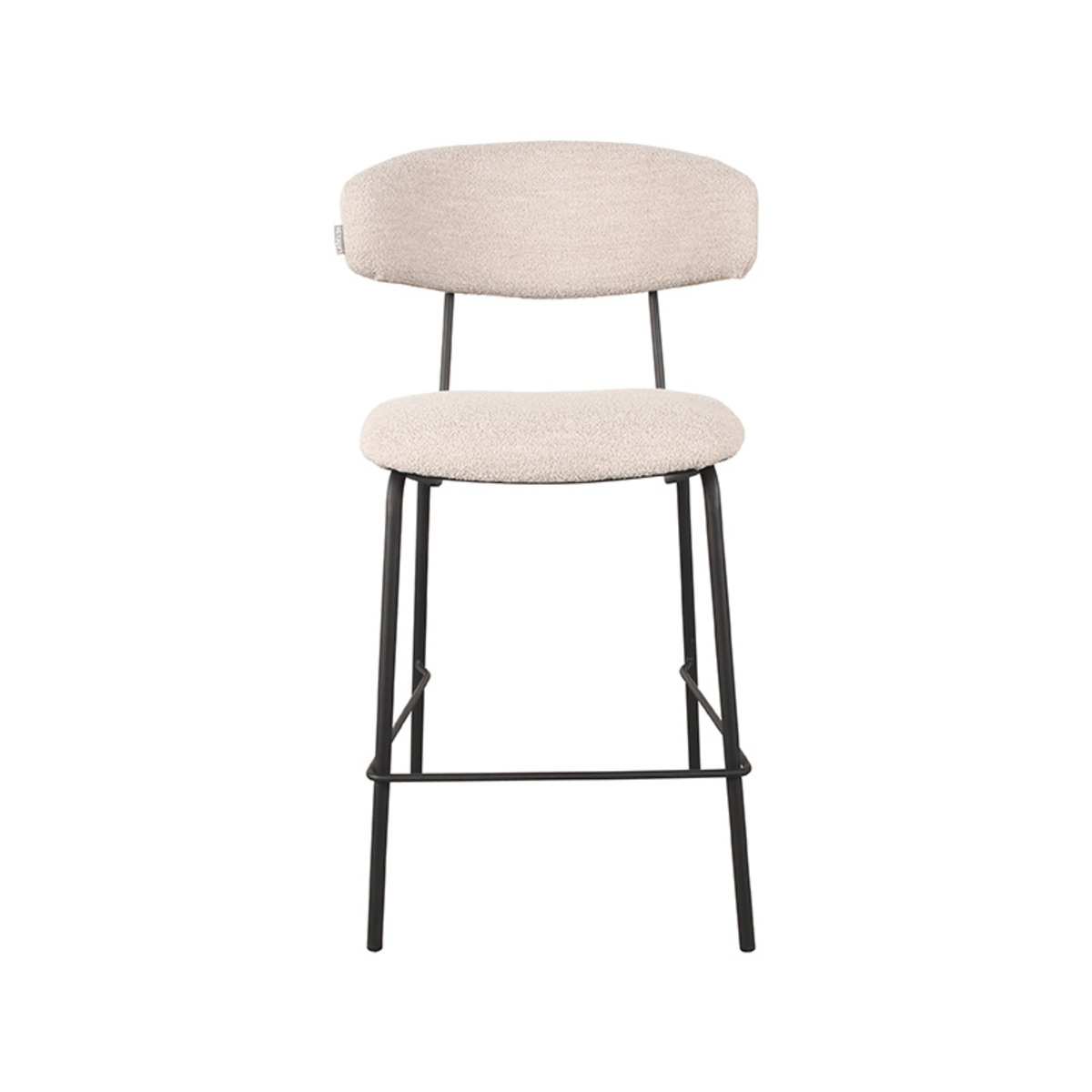 LABEL51 Barhocker Zack - Natur - Bouclé - Sitzhöhe 65 cm – Bild 3