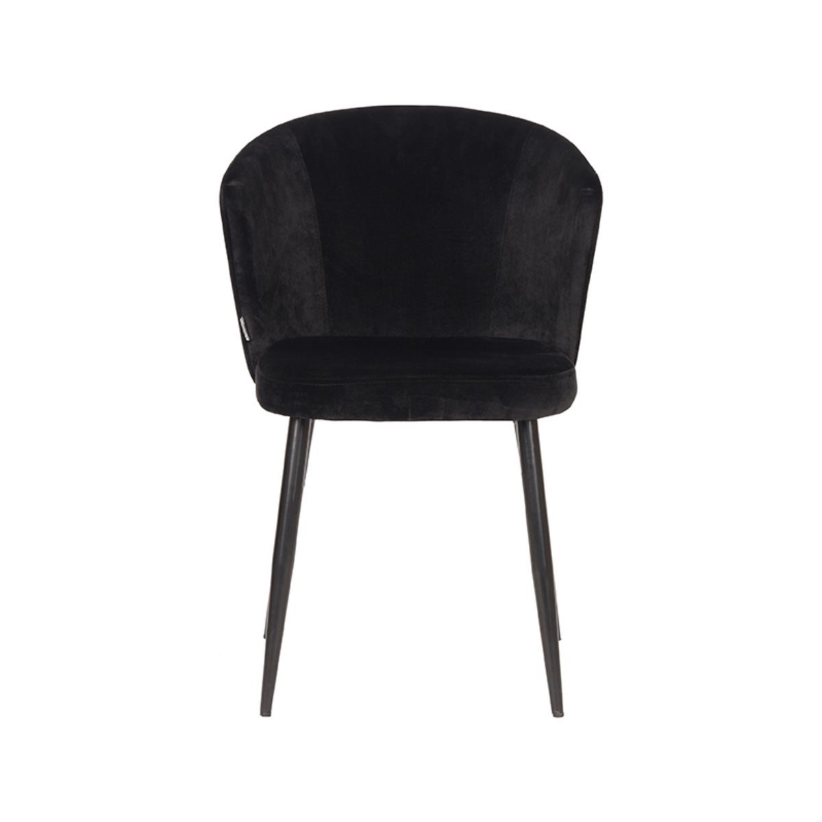 LABEL51 Esszimmerstuhl Wave - Schwarz - Samt – Bild 2