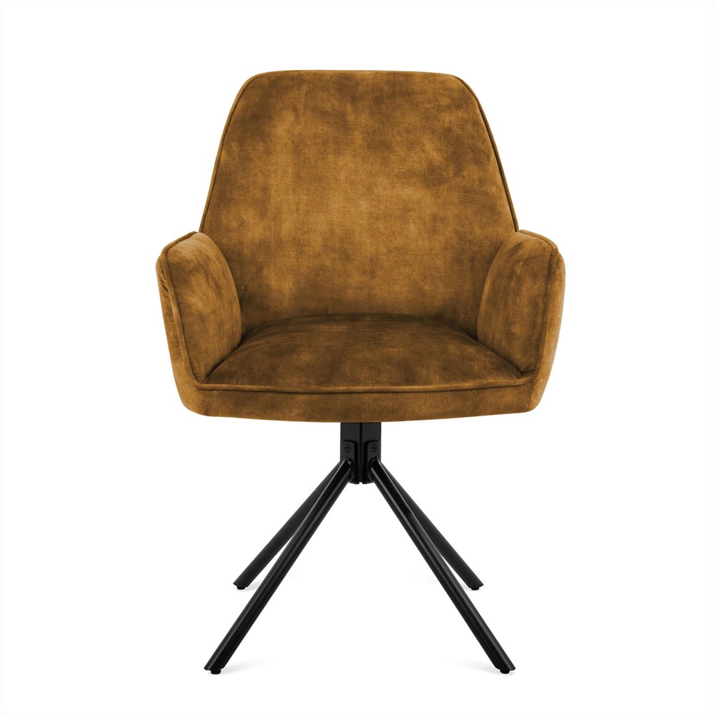 Esszimmerstuhl Noah Cognac (2er-Set)