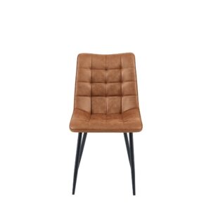 Esszimmerstuhl Lucille Cognac 4 Stück pro Karton (Set aus 4)