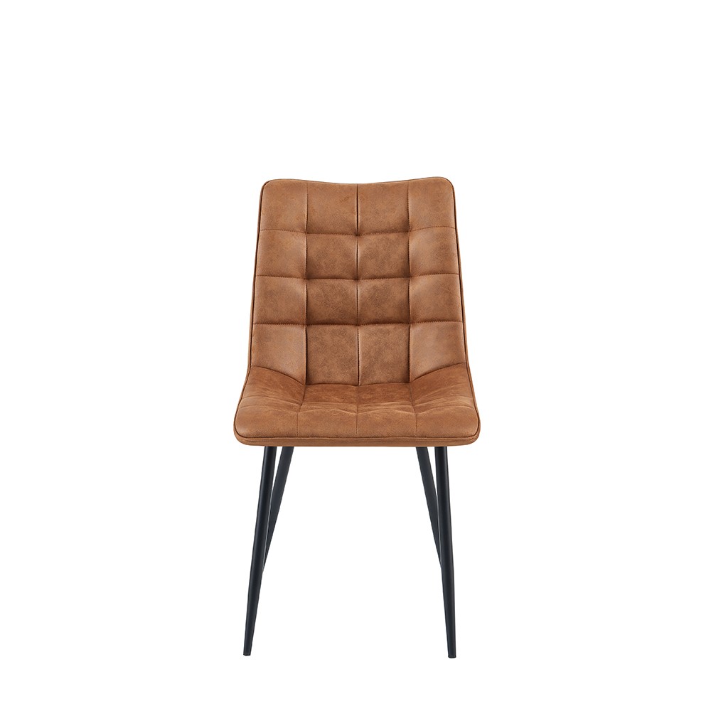 Esszimmerstuhl Lucille Cognac 4 Stück pro Karton (Set aus 4)