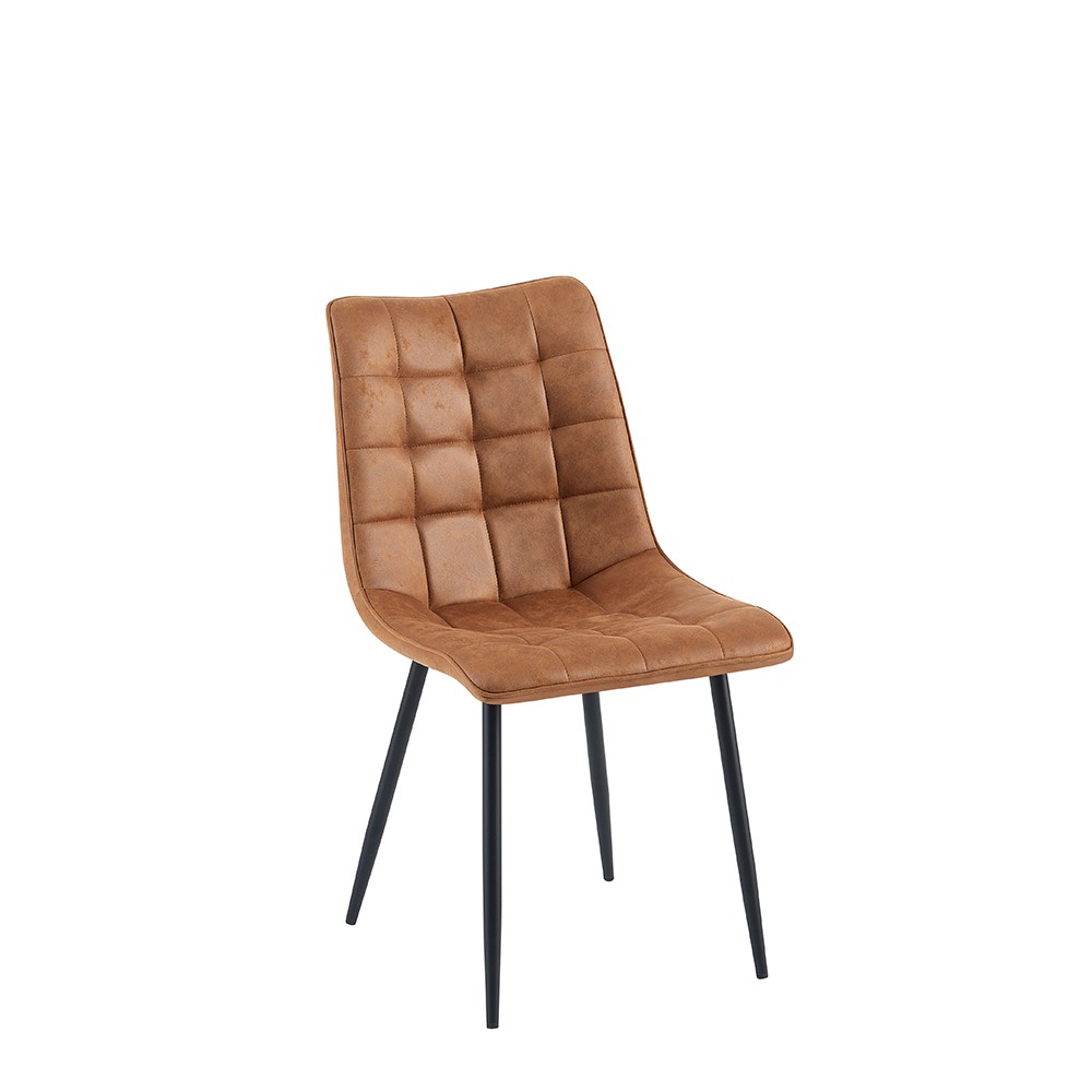 Esszimmerstuhl Lucille Cognac 4 Stück pro Karton (Set aus 4) – Bild 2