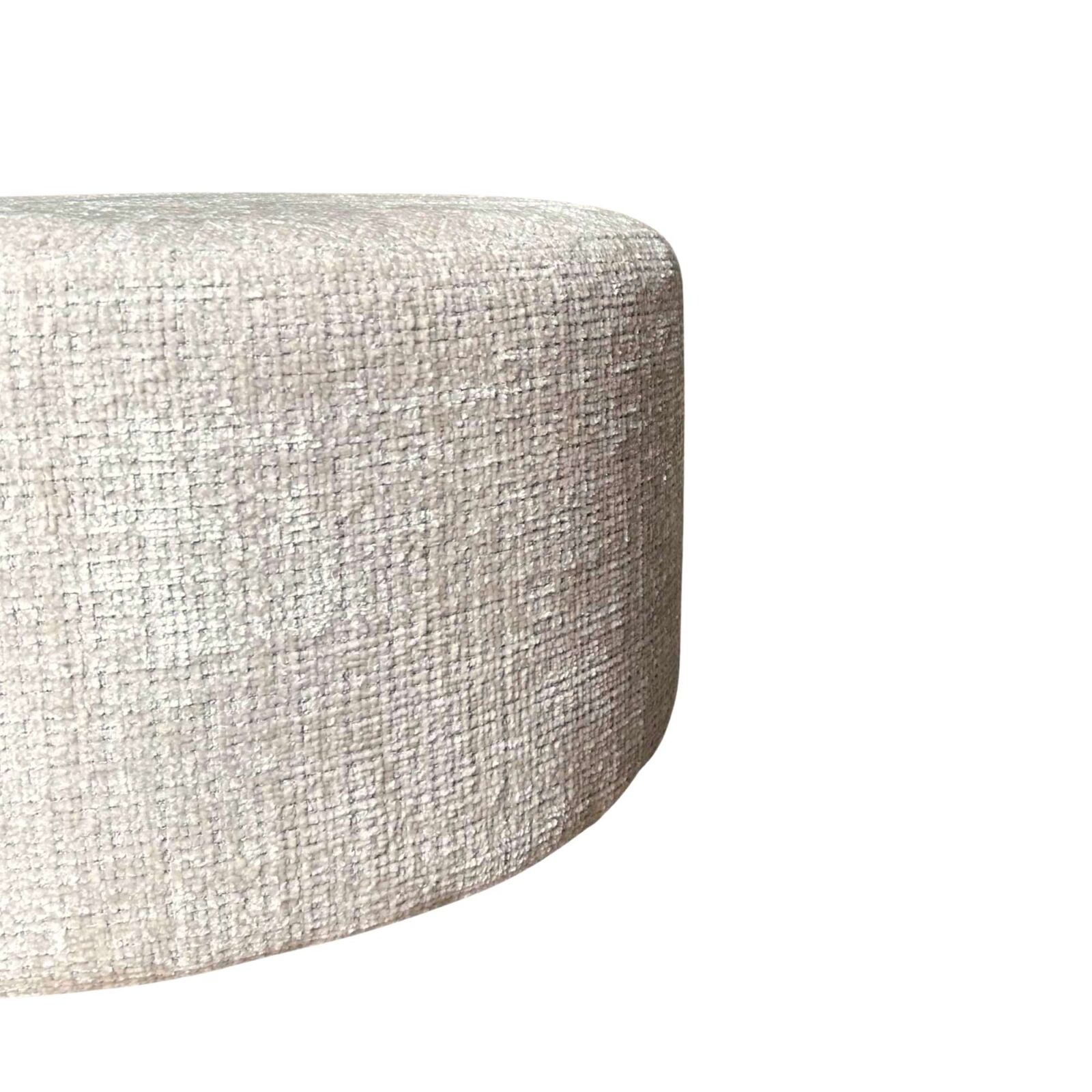 Mijn bankpoef | Rond | 60 cm | Cremona 02 | Beige – Bild 5
