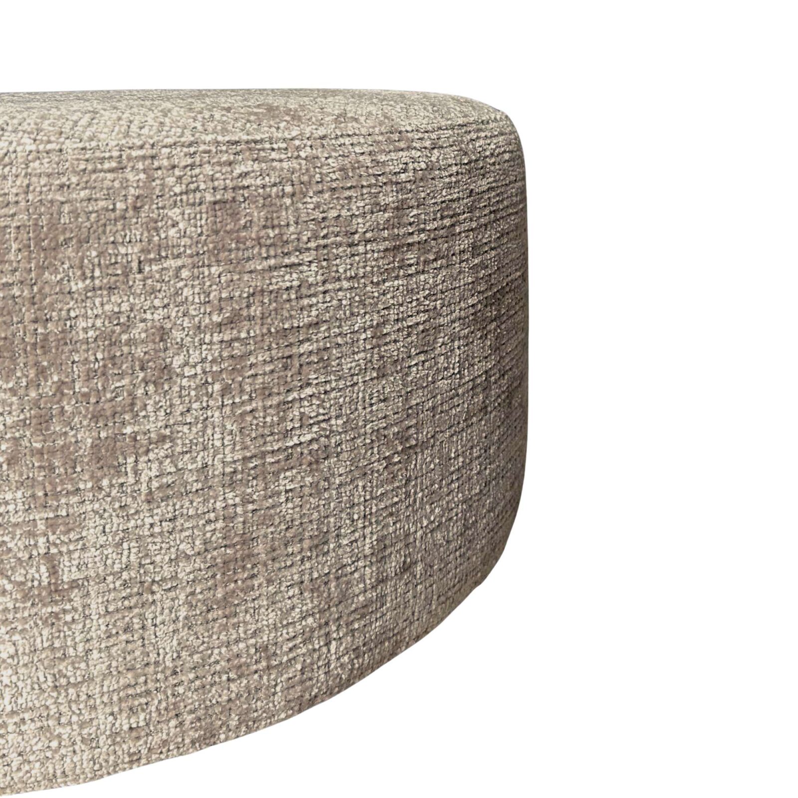 My Sofa Hocker | Rund | 60 cm | Cremona 14 | Taupe – Bild 5