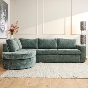 MySofa Alma | divaan links + 2,5 zits | groen