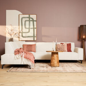 MySofa Floris | Recamiere links + 2,5-Sitzer | Beige