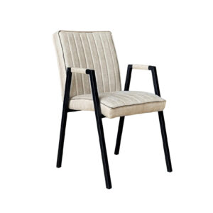 Esszimmerstuhl Tivoli Bull | Beige | Mit Armlehne