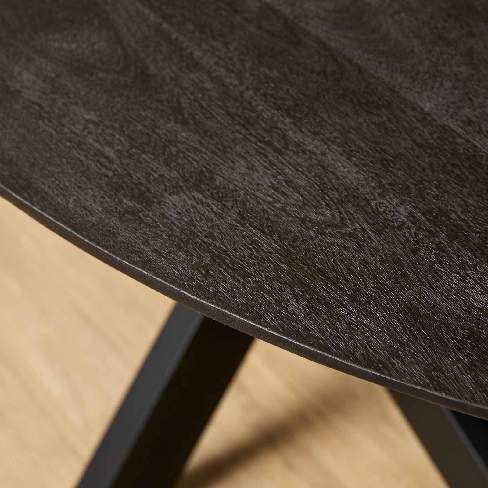 Esstisch Brandy Schwarz | 160 cm | Oval – Bild 5