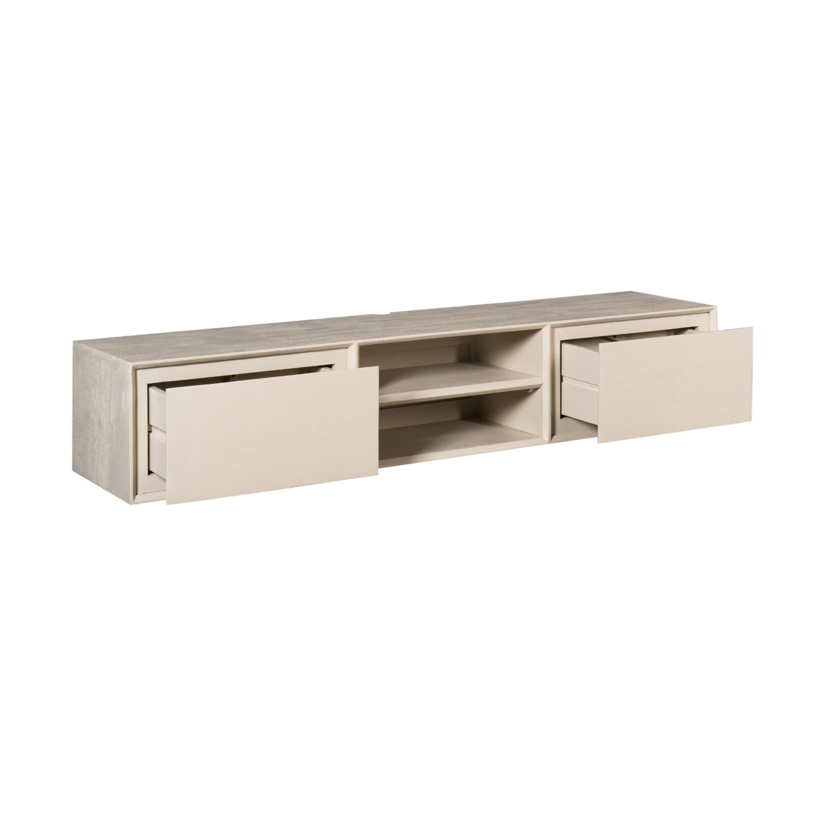 Schwebendes TV-Möbel Ambiance Sand | 160 cm – Bild 4