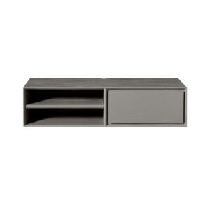 Schwebendes TV-Möbel Ambiance Taupe | 120 cm