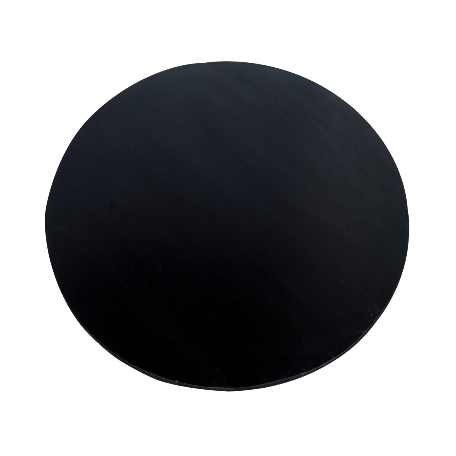 Eichen-Esstisch Ferris | Rund 110 cm | Schwarz – Bild 2