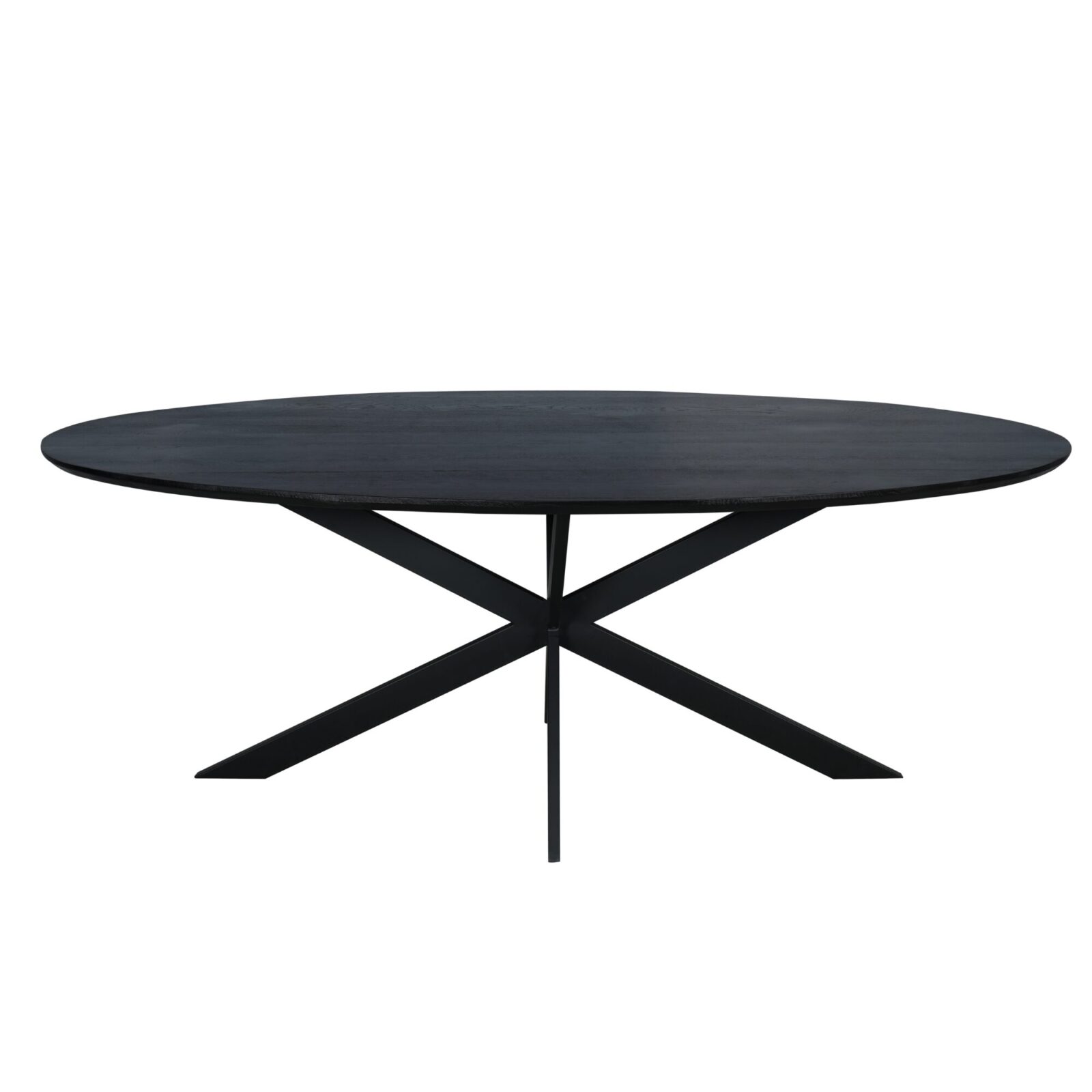 Eichen-Esstisch Ferris | Oval 210 cm | Schwarz