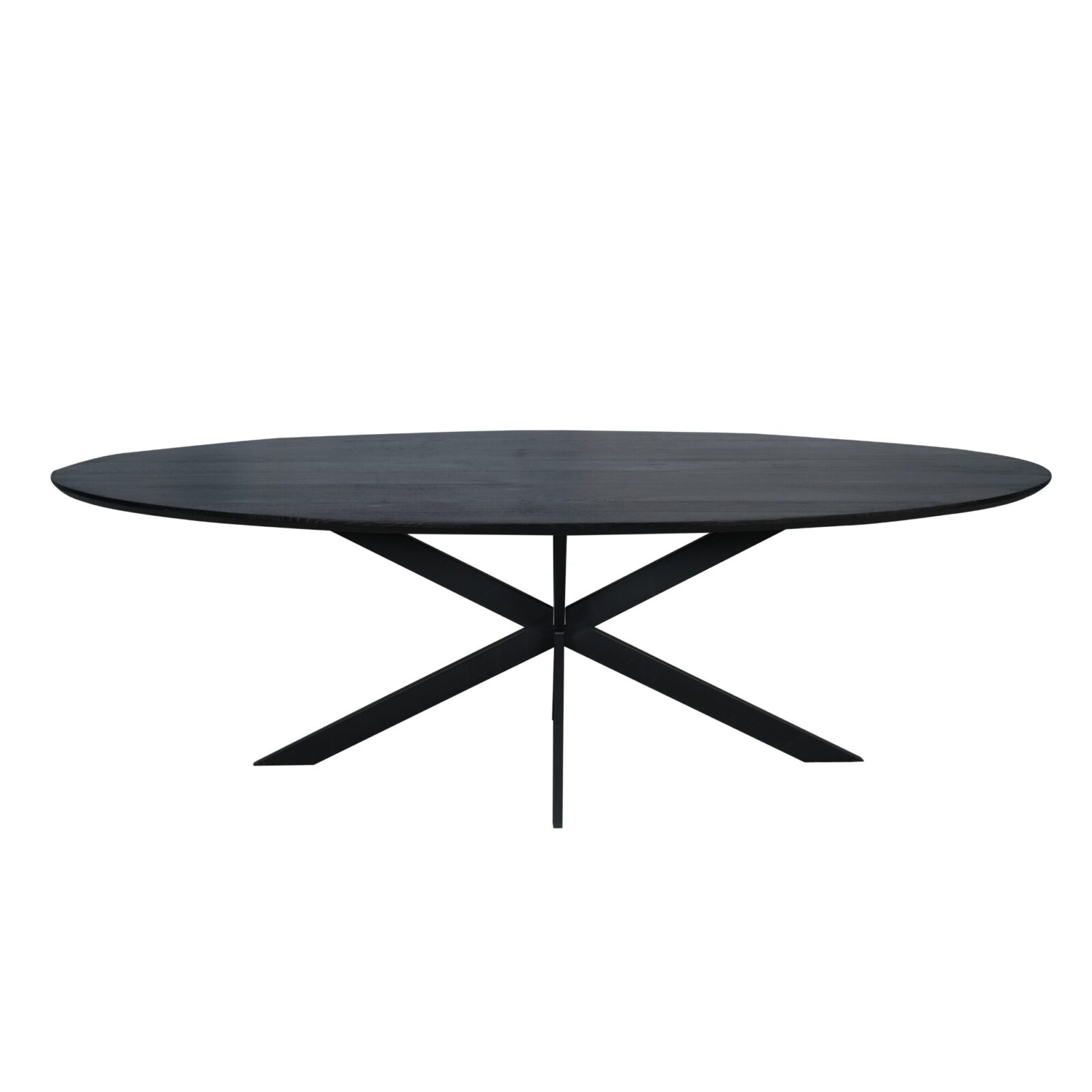 Eichen-Esstisch Ferris | Oval 210 cm | Schwarz – Bild 4