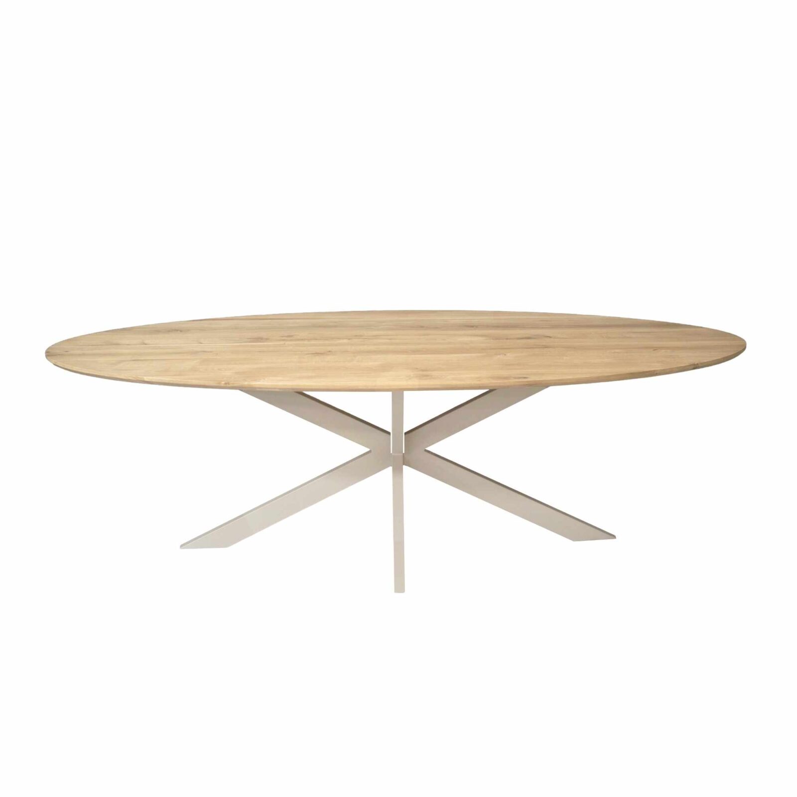 Eichen-Esstisch Ferris | Oval 280 cm | Natur | Fuß Sand – Bild 2