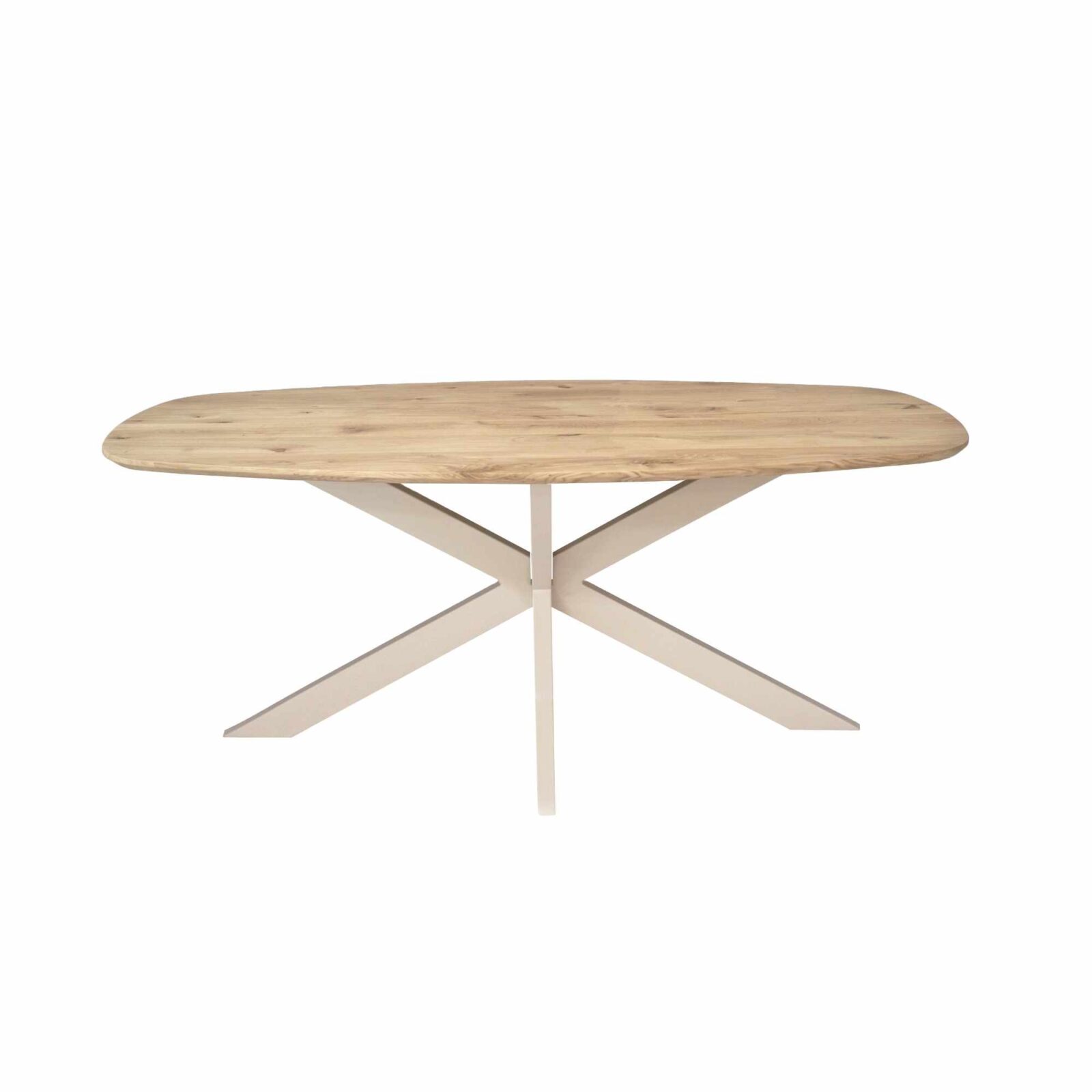 Eichen-Esstisch Ferris | Dänisch Oval 180 cm | Natur | Fuß Sand – Bild 2
