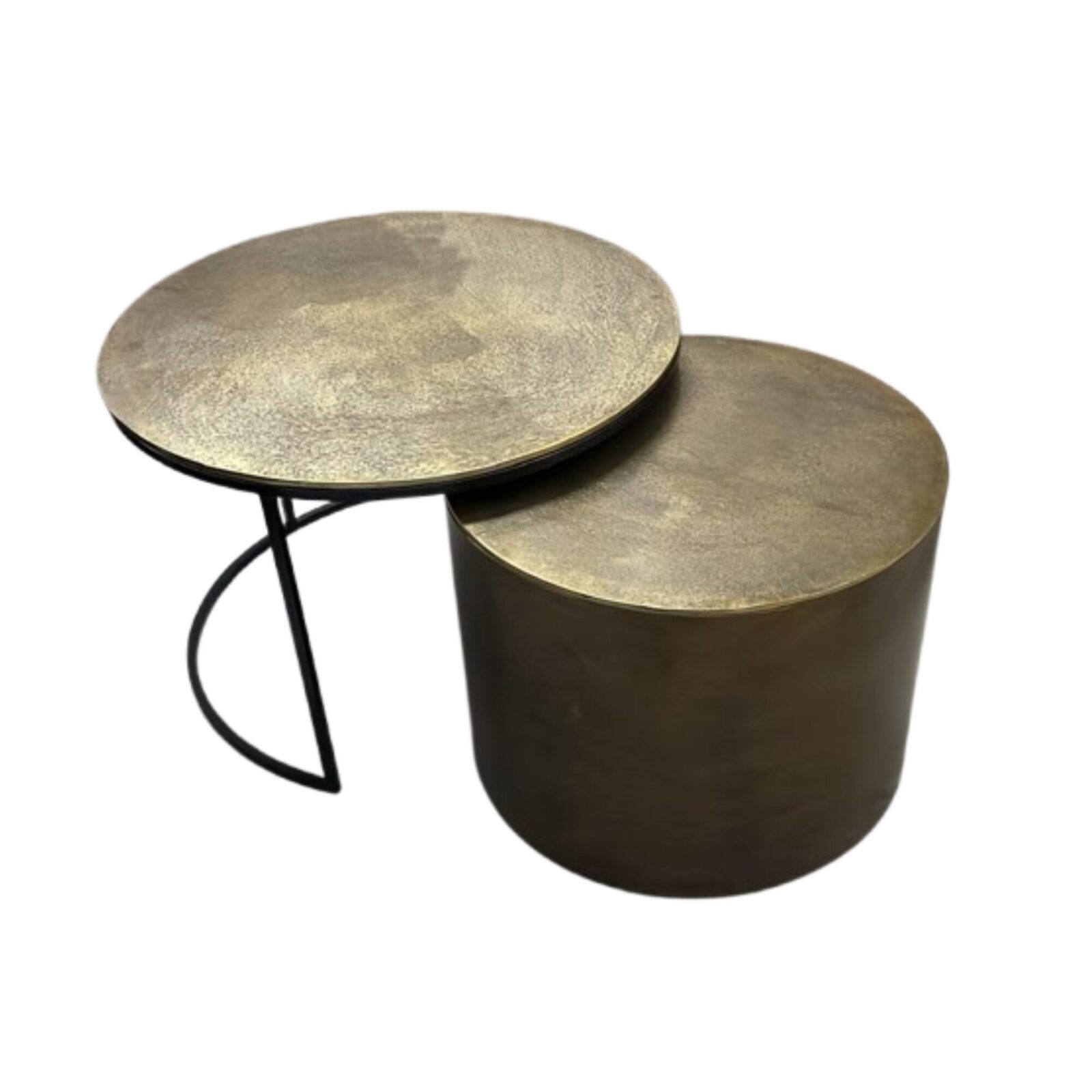 Couchtisch Luna | Gold | 2‑teiliges Set – Bild 4