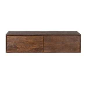Schwebendes TV-Möbel Vision Brown | 120 cm