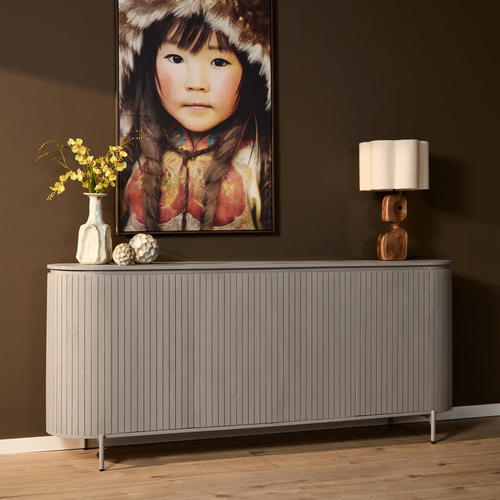 Sideboard Solana | 210 cm | Taupe