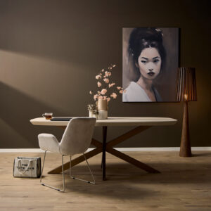 Esstisch Madison Sand | 160 cm | Dänisch oval
