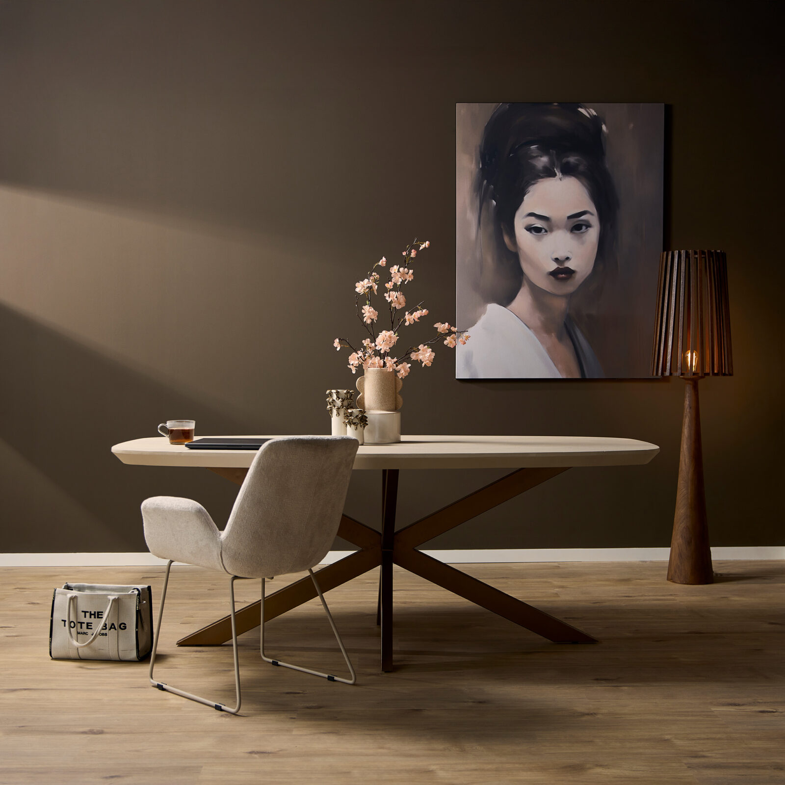 Esstisch Madison Sand | 200 cm | dänisch oval