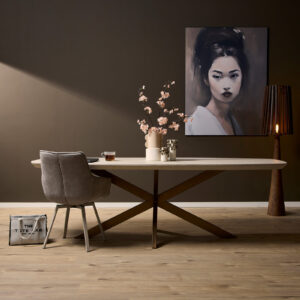 Esstisch Madison Sand | 240 cm | Dänisch oval