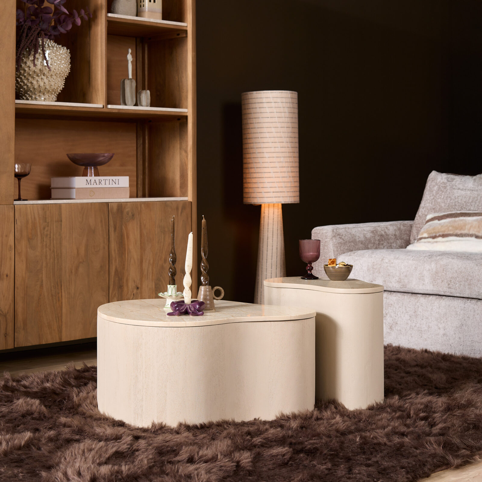 Couchtisch Lovi | 77 cm | Sand – Bild 8