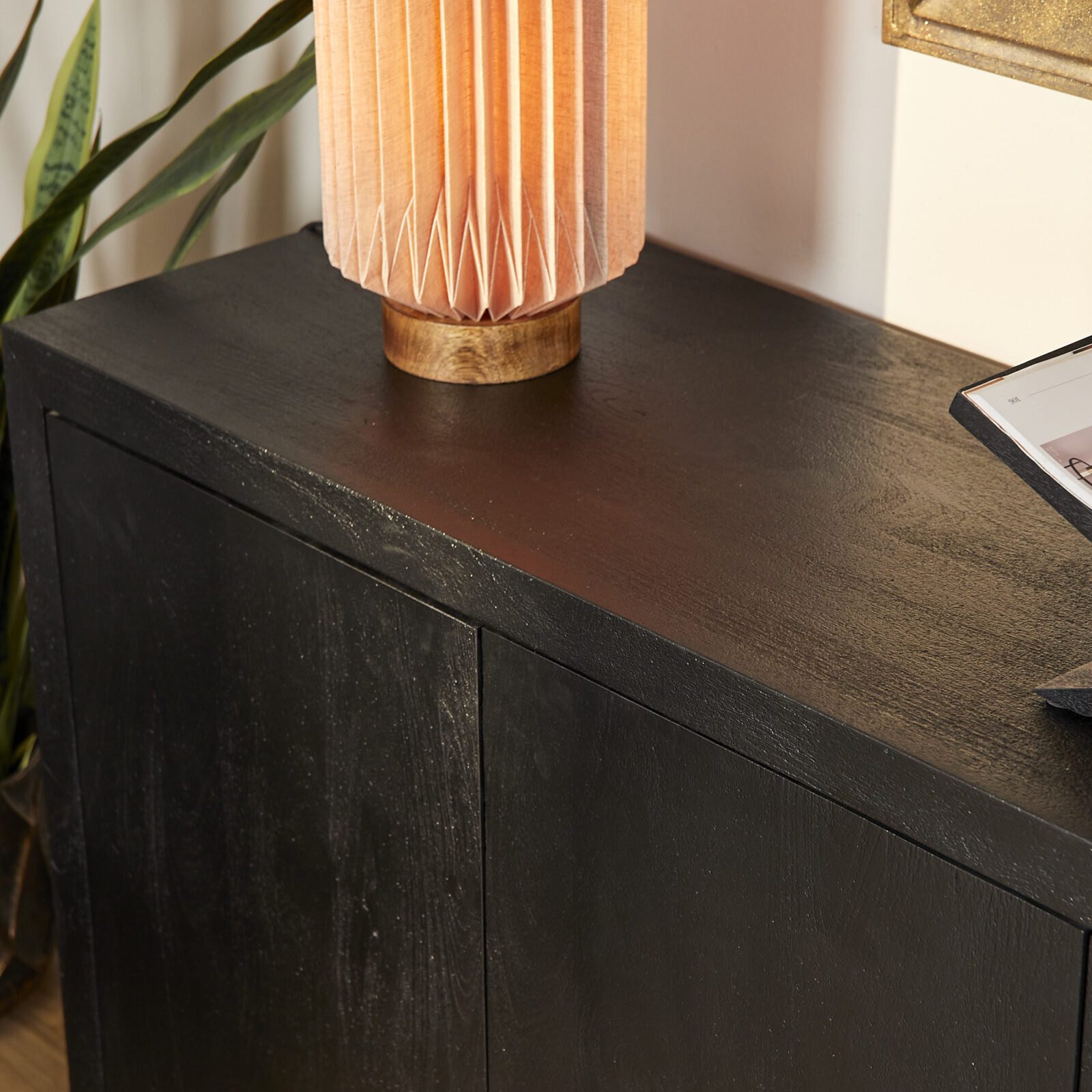 Sideboard Brüssel Schwarz 4-türig | 200 cm – Bild 3