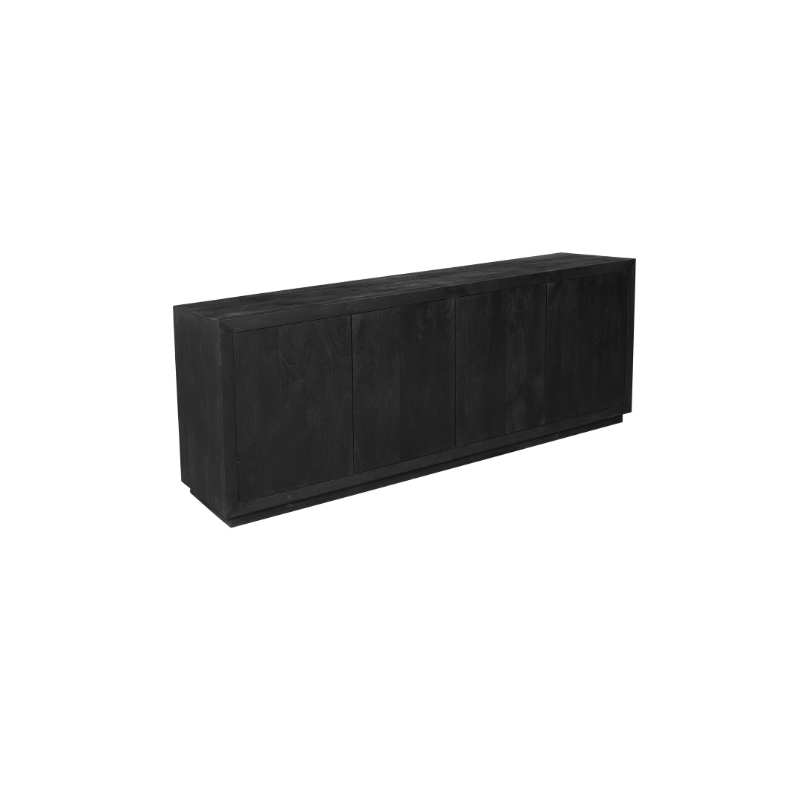 Sideboard Brüssel Schwarz 4-türig | 200 cm – Bild 5