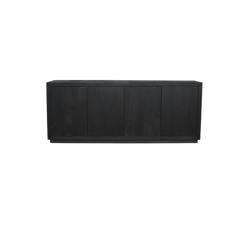 Sideboard Brüssel Schwarz 4-türig | 200 cm – Bild 6