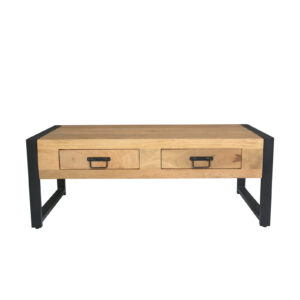 Couchtisch Britt | 120 cm | zwei Schubladen