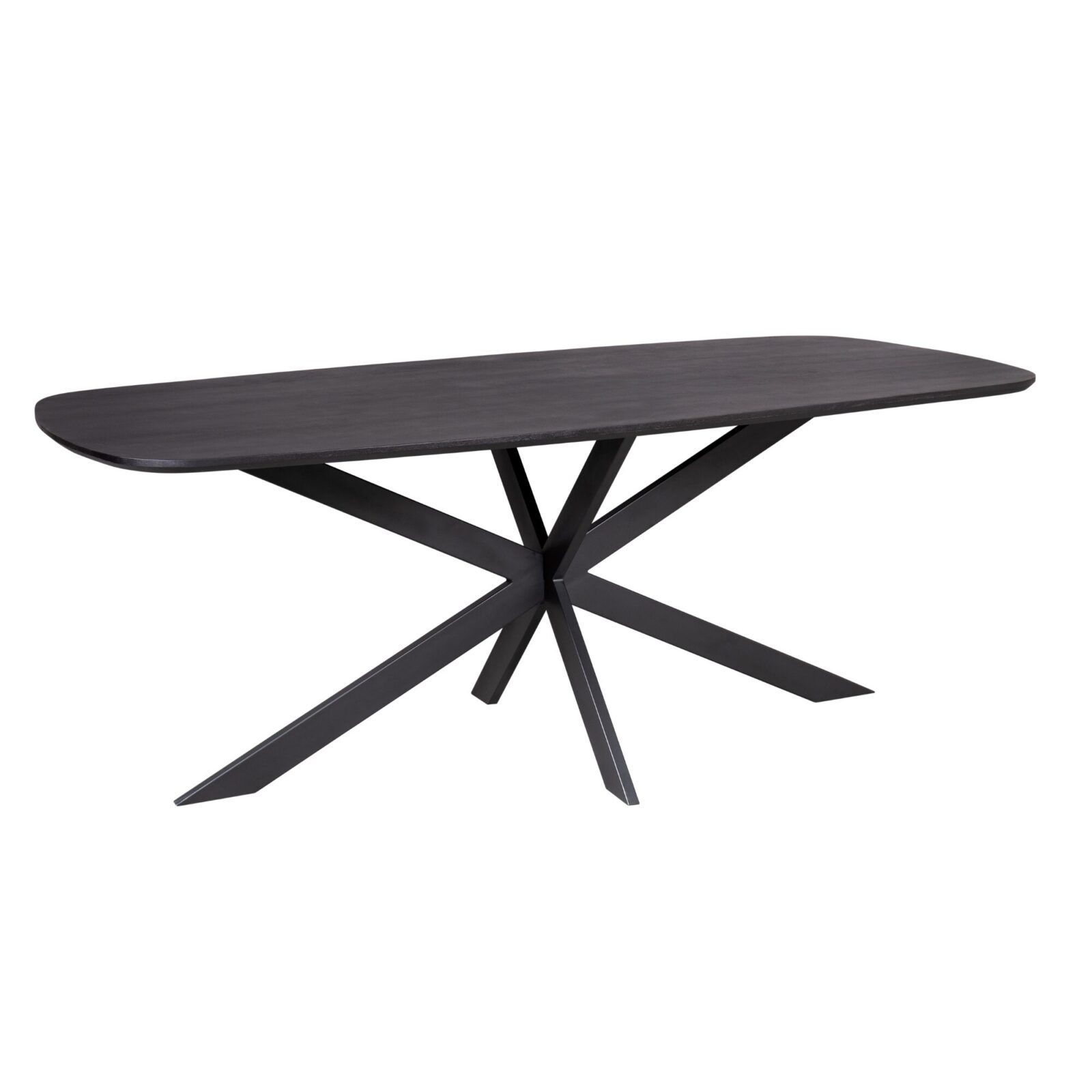 Esstisch Elegance Schwarz | dänisch oval | 240x110 cm