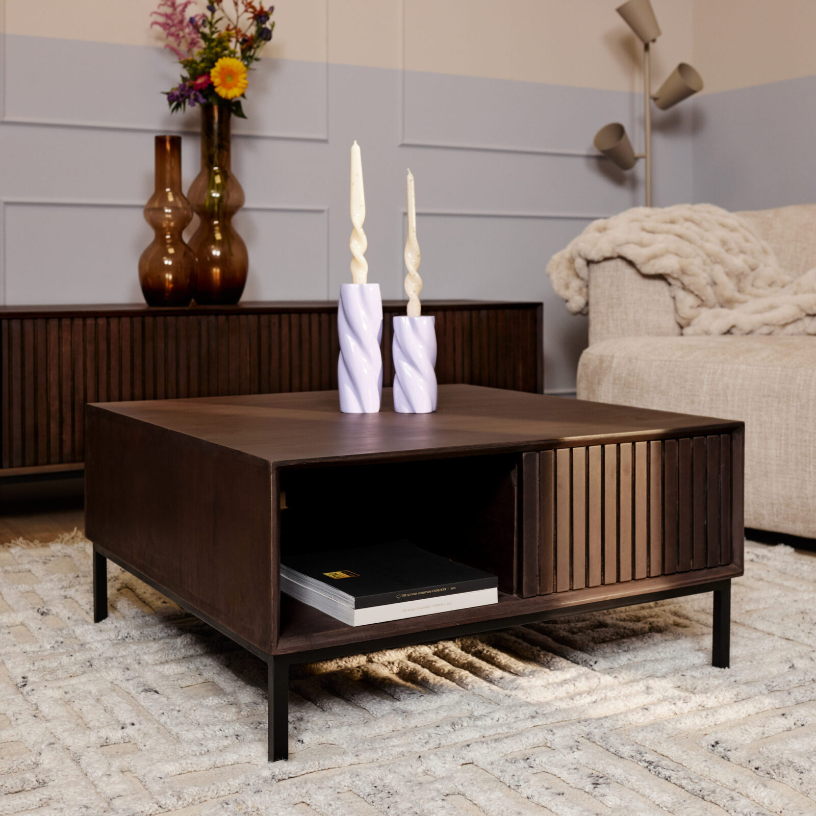 Couchtisch Madison Braun | 80 cm | Quadratisch – Bild 2