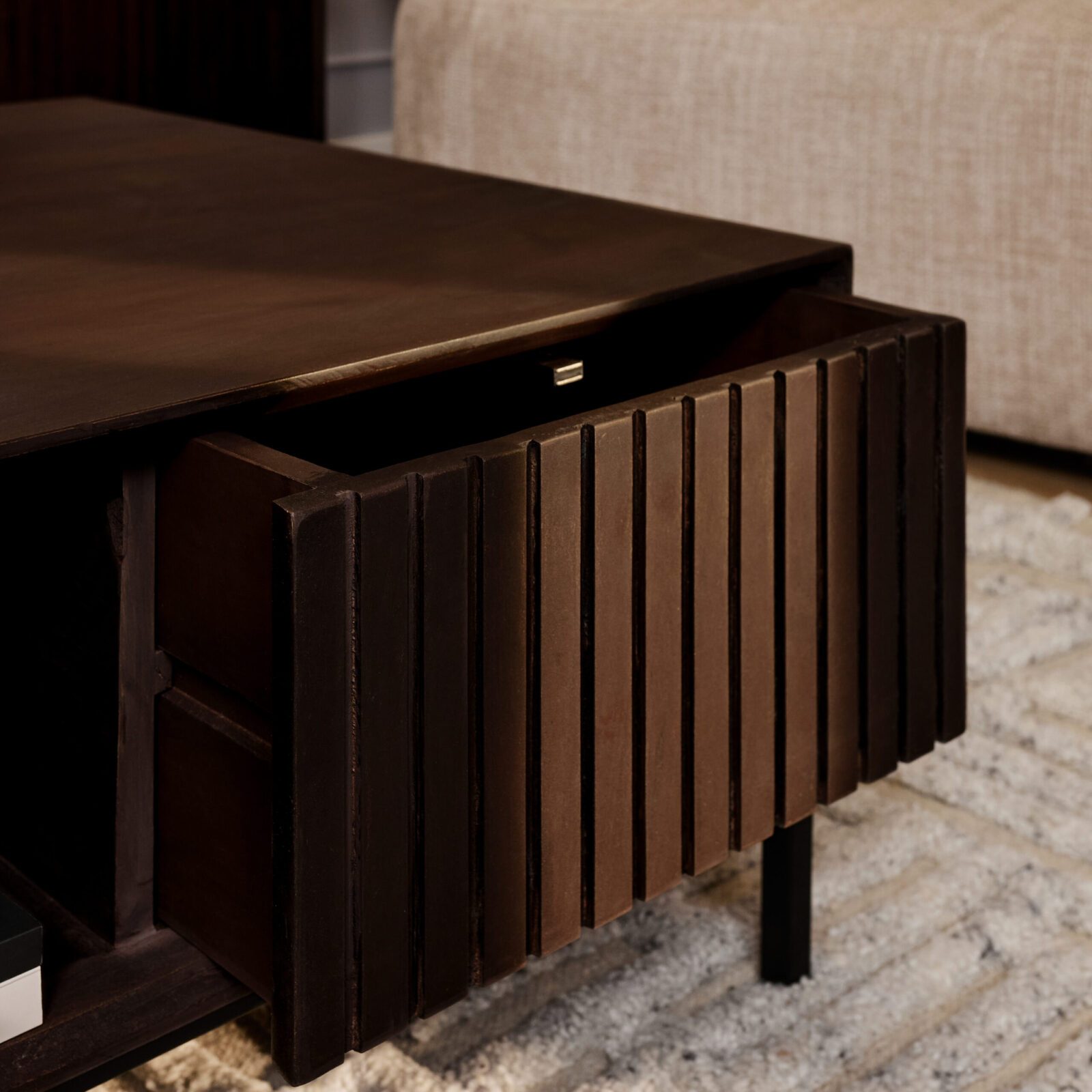 Couchtisch Madison Braun | 80 cm | Quadratisch – Bild 3