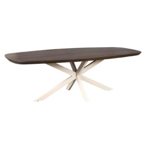 Esstisch Madison Brown | 240 cm | Dänisch Oval | Beine Sand