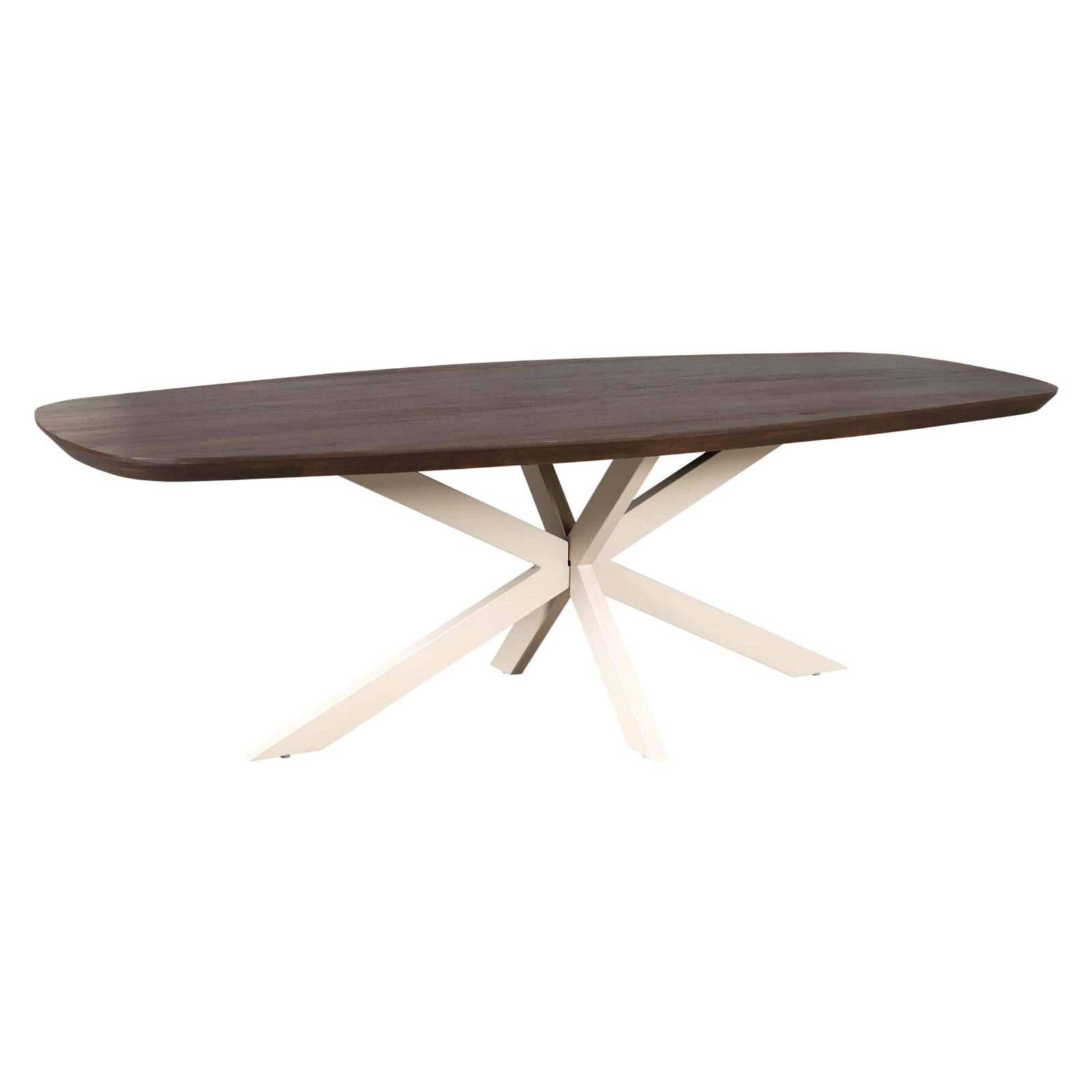 Esstisch Madison Brown | 240 cm | Dänisch Oval | Beine Sand
