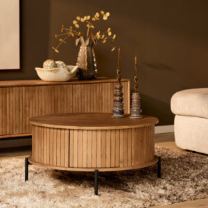 Couchtisch Madison Natural | 80 cm | rund