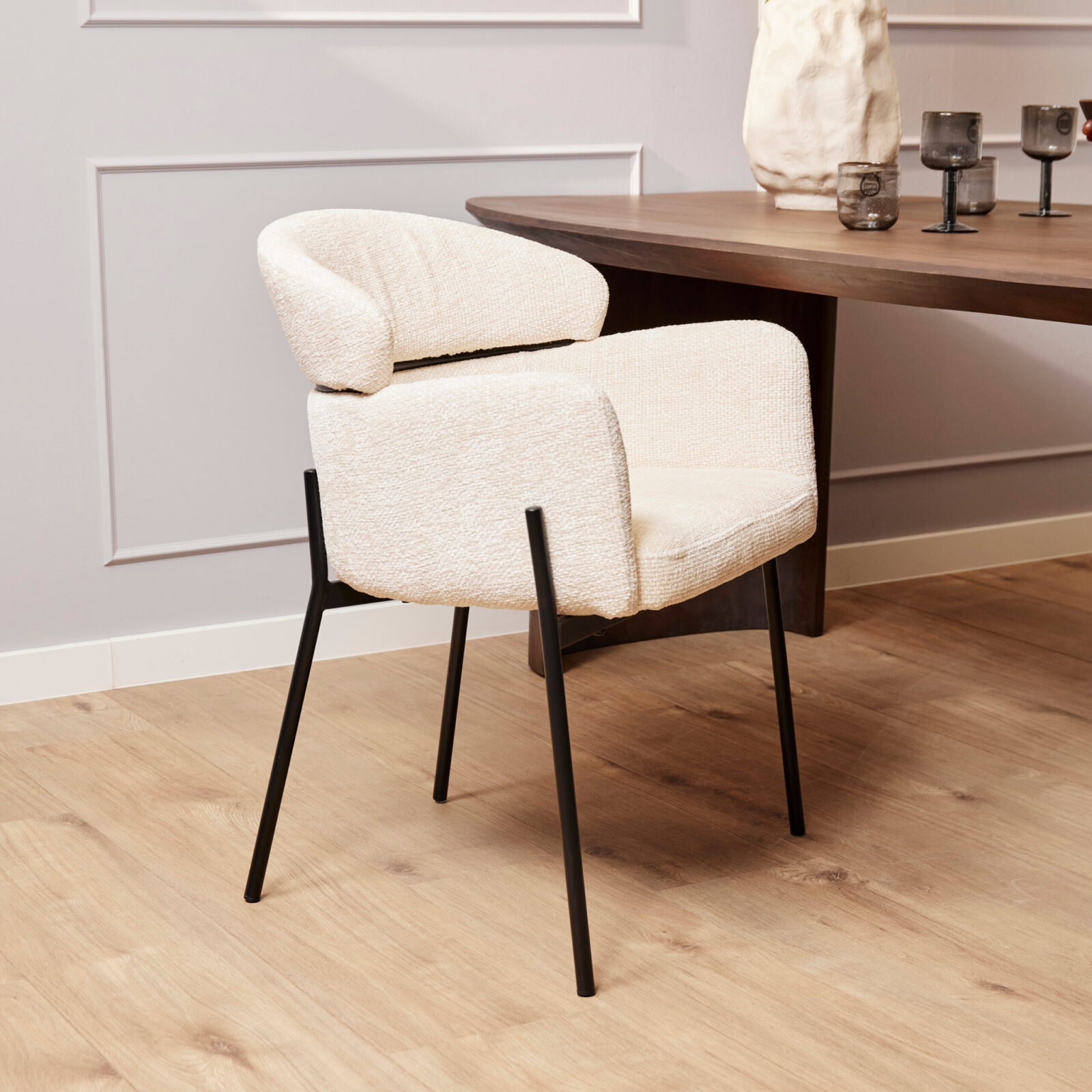 Esszimmerstuhl Otis | Weiß (2er-Set)